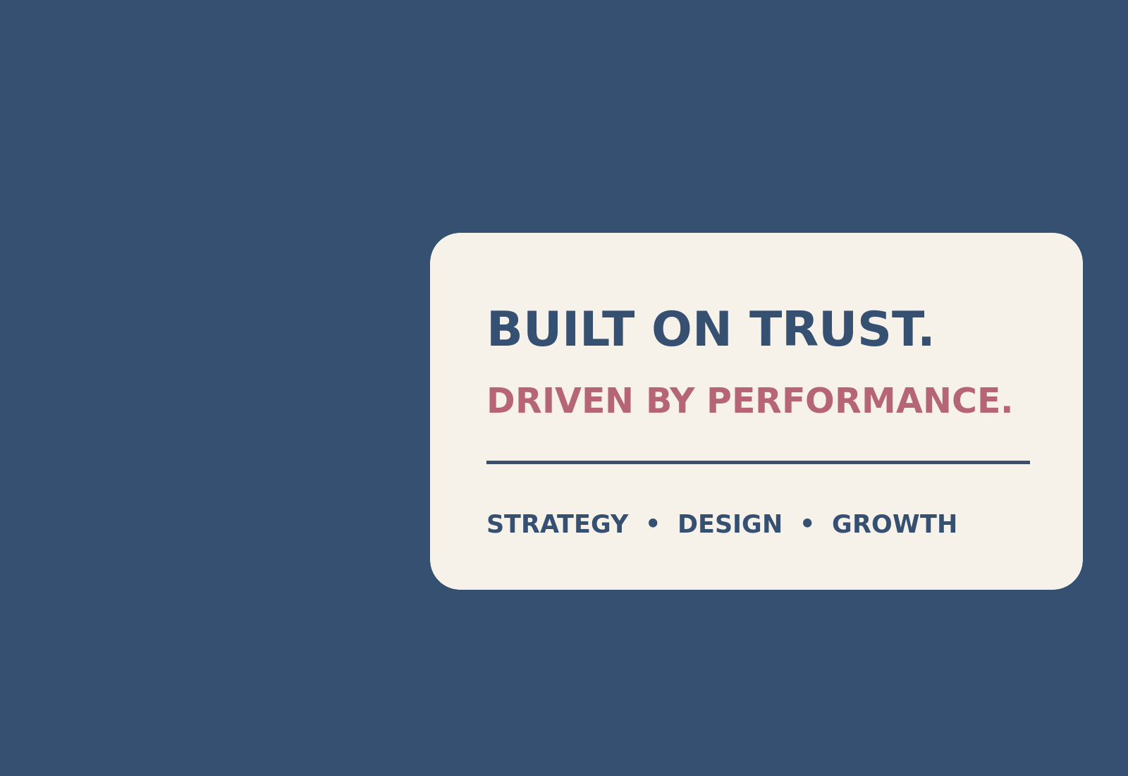 ABOUT UVANI TECHNOLOGIES Built on trust. Driven by performance.
