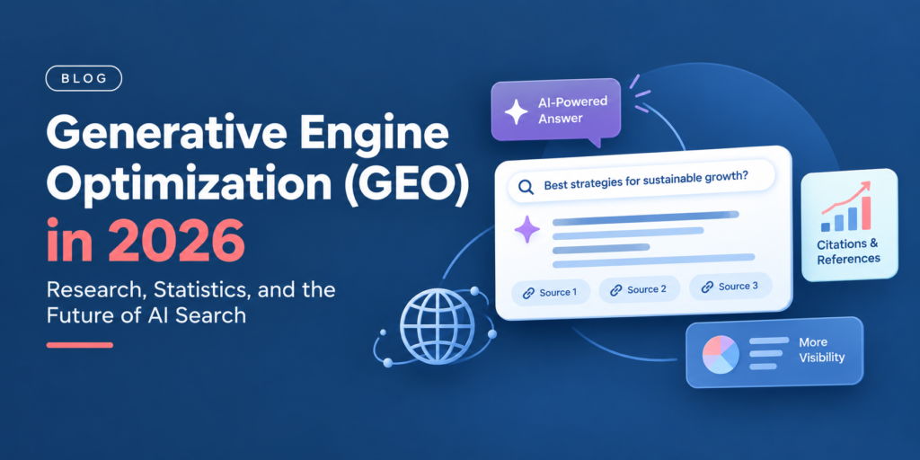 Generative Engine Optimization (GEO) in 2026: Research, Statistics, and the Future of AI Search